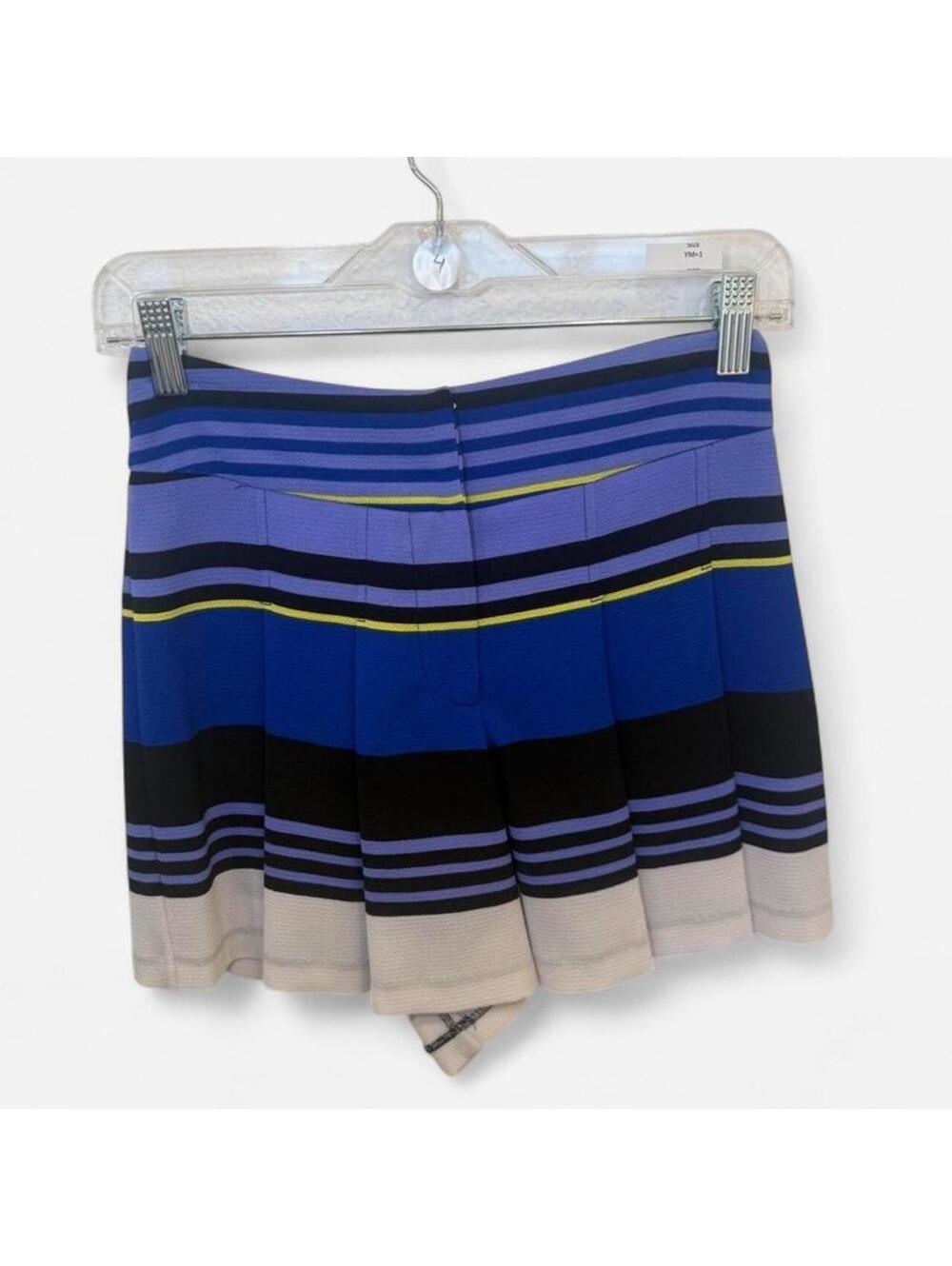 Gianni Bini Pleated Striped Skort